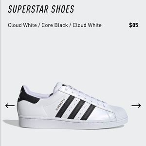 Adidas Original Superstar Shell Toe Shoes